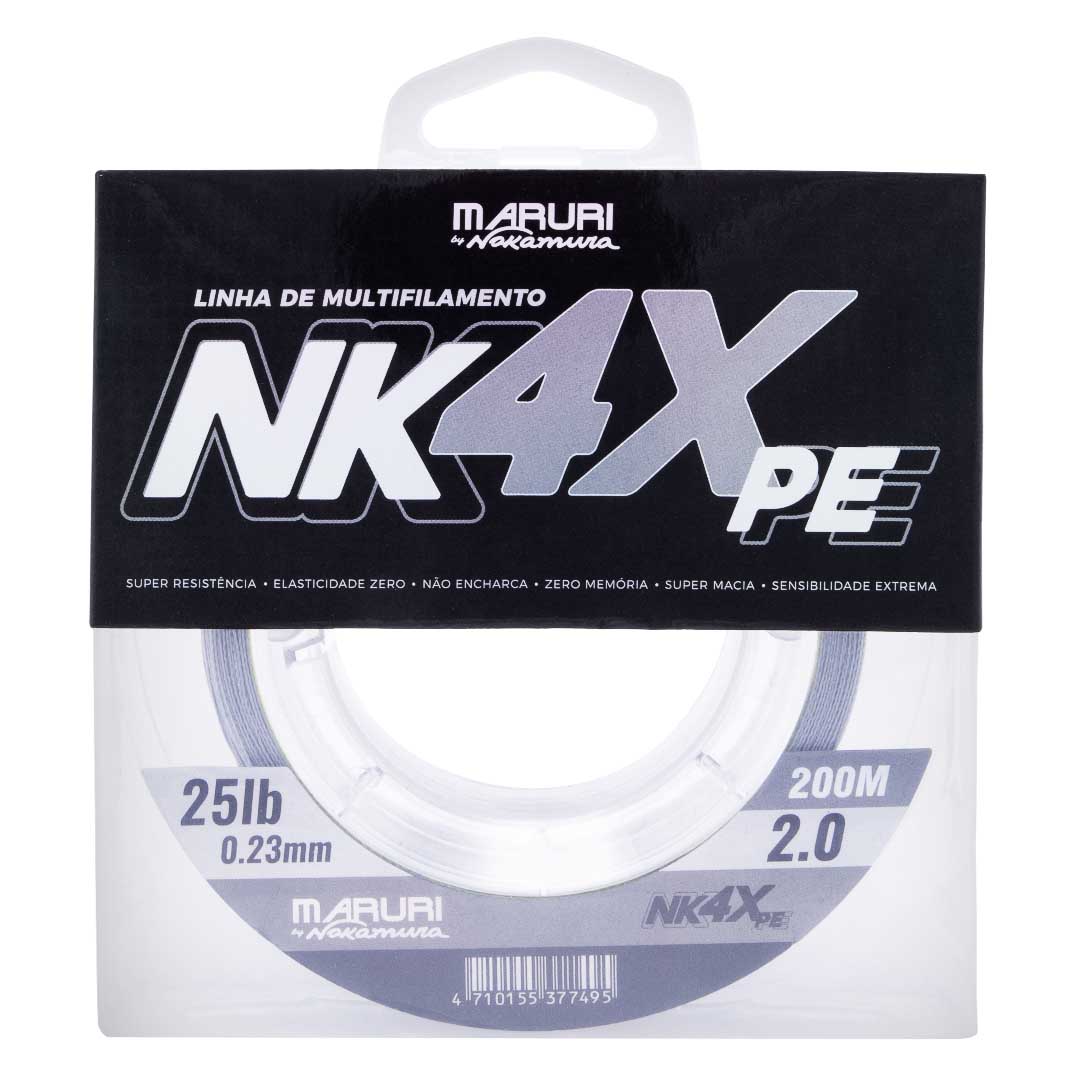 Linha Multifilamento Maruri By Nakamura NK4X PE 200m