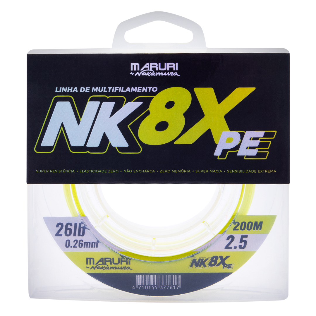 Linha Multifilamento Maruri By Nakamura NK8X PE 200m